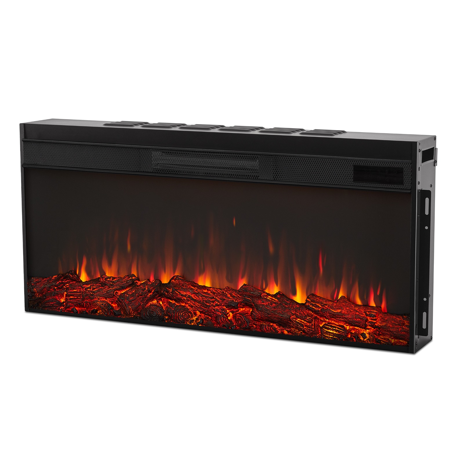 Real Flame VividFlame Landscape Long and Wide Color Changing Firebox Insert Indoor Electric Fireplace Heater for Mantel Portable Fireplace