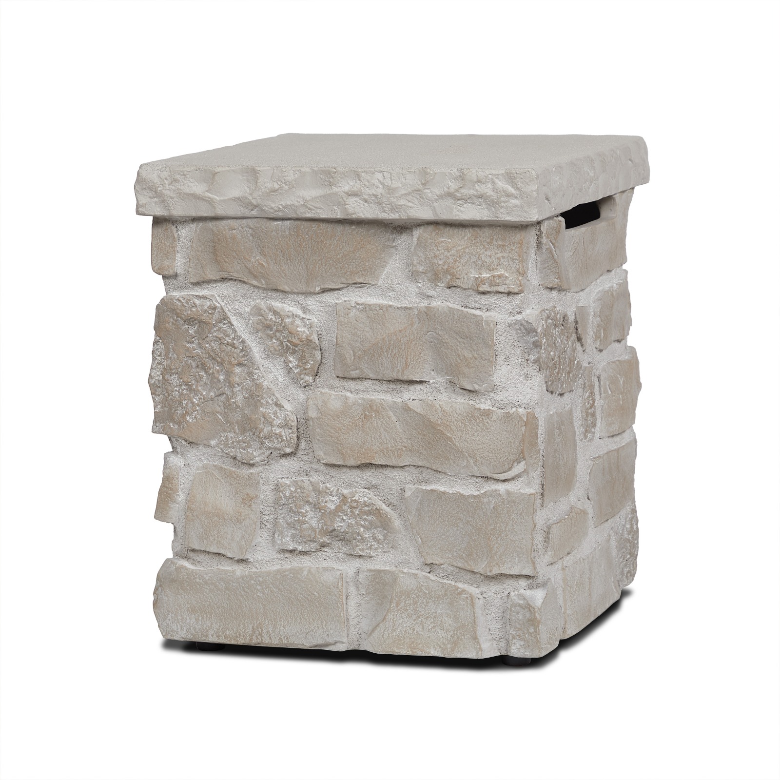 Scottsdale Propane Tank Cover and Side Table for Outdoor Fire Pit by Real Flame