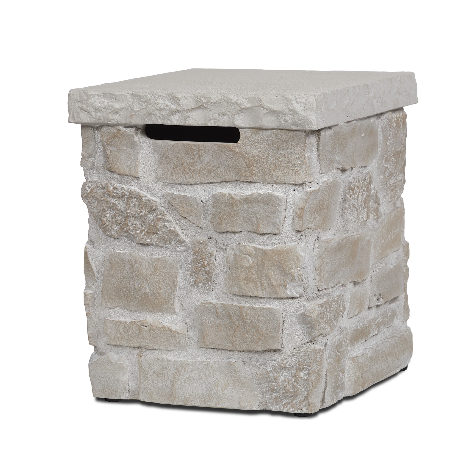 Scottsdale Propane Tank Cover and Side Table for Outdoor Fire Pit by Real Flame