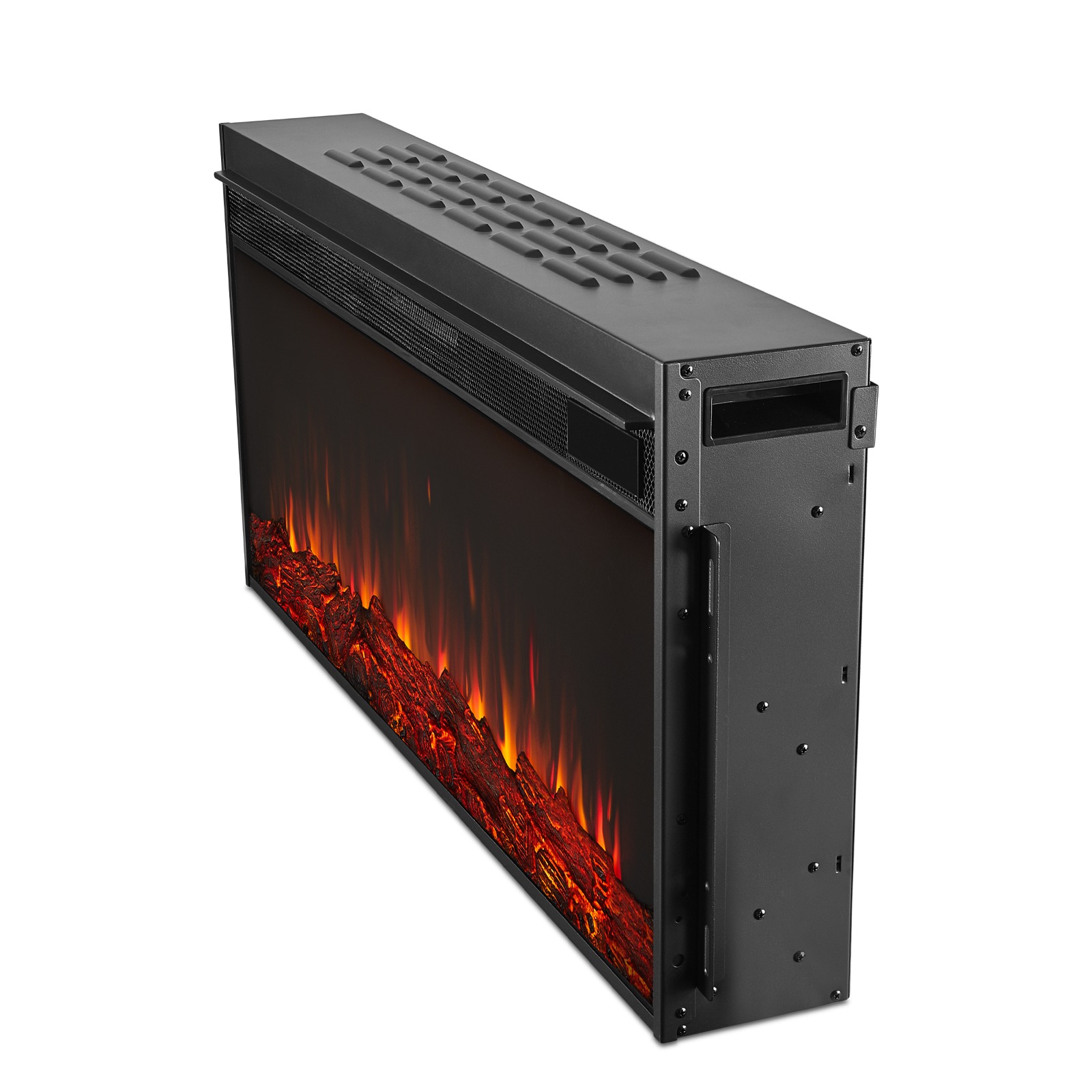 Real Flame Landscape 5192 VividFlame Color Changing Firebox Insert Indoor Electric Fireplace Heater for Mantel Portable Fireplace