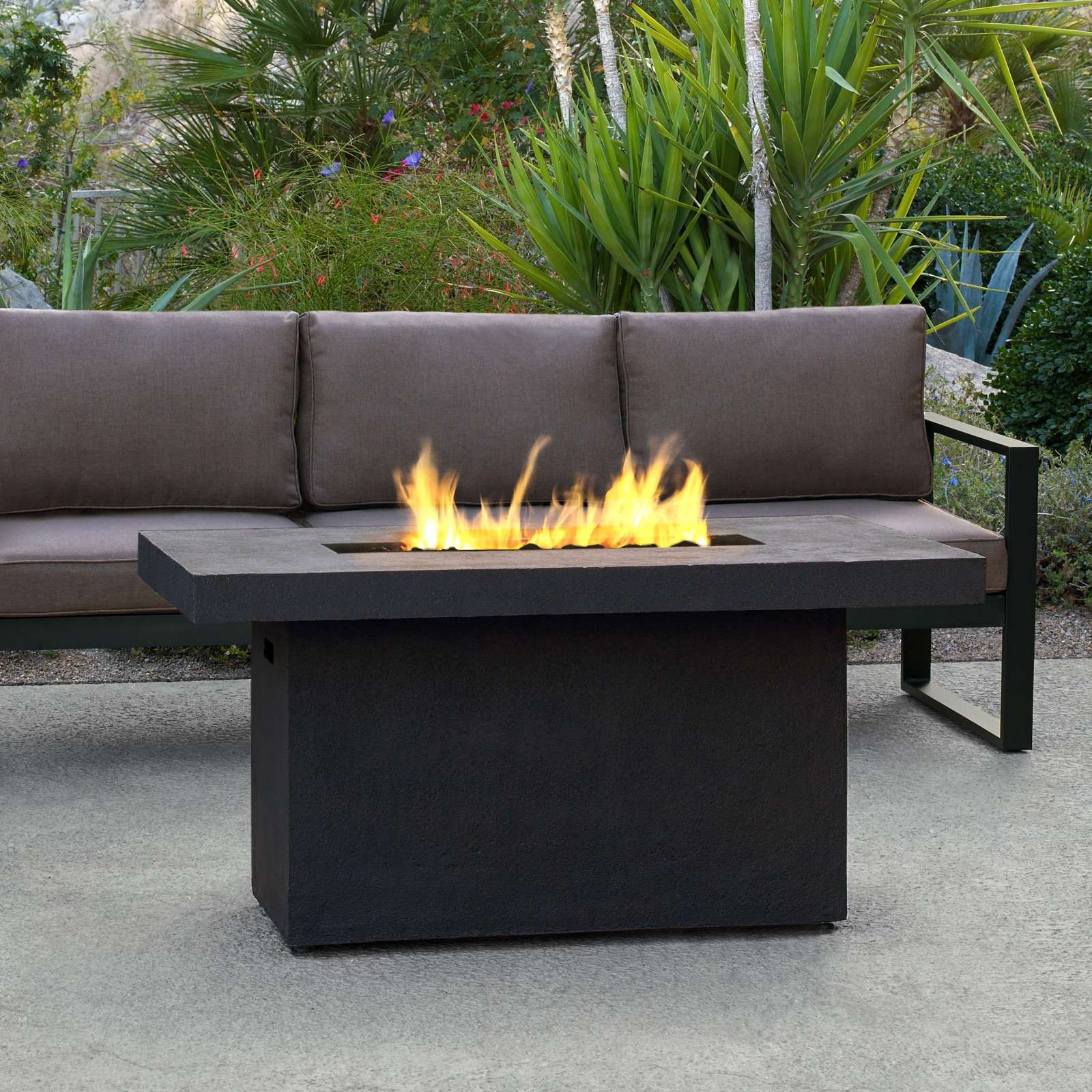 Ventura Rectangle Propane or Natural Gas Fire Pit Table