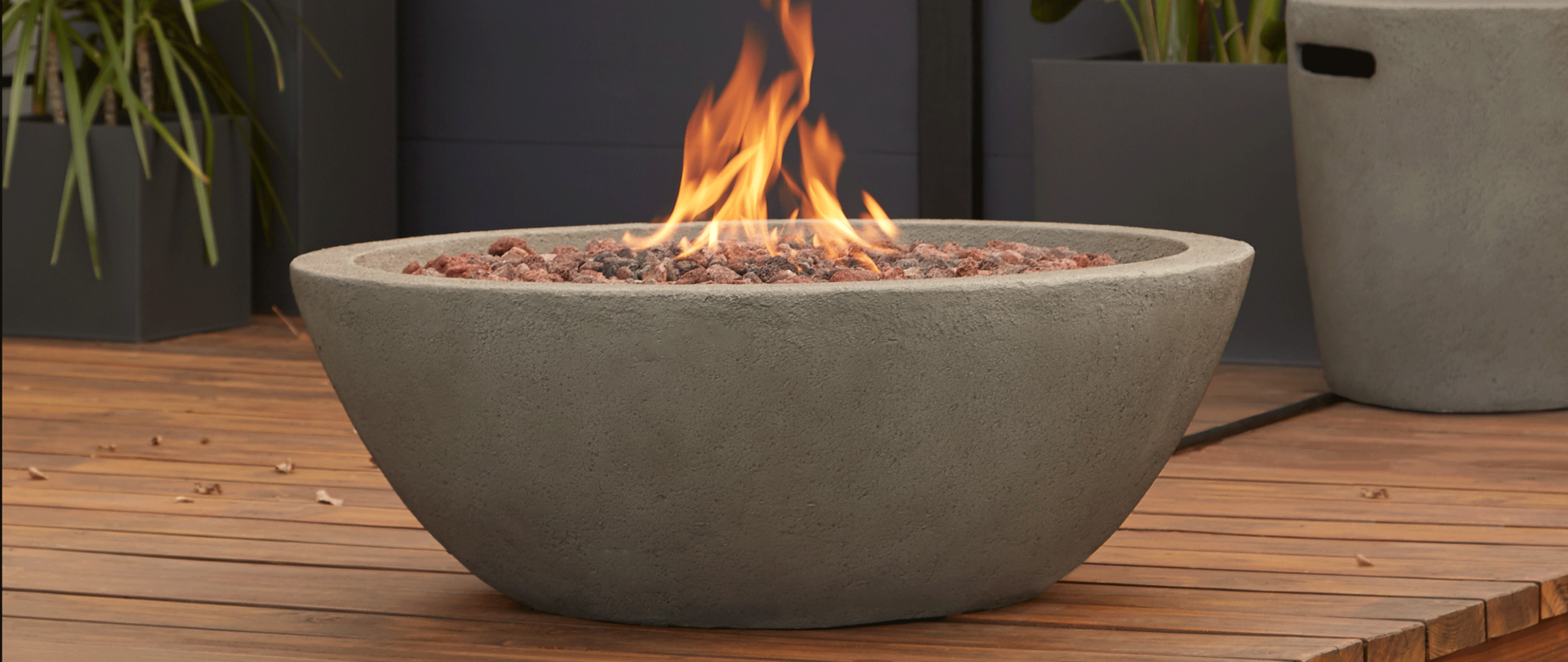 A Gas Fire Pit Can be Used on a Wood Deck